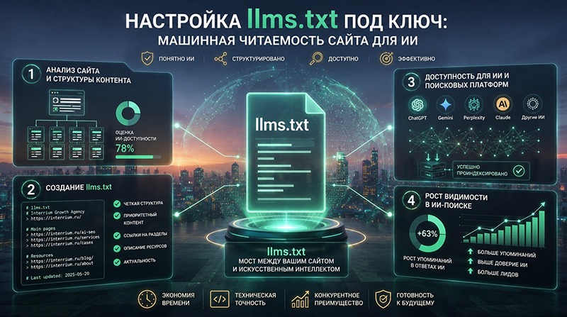 настройка llms.txt под ключ